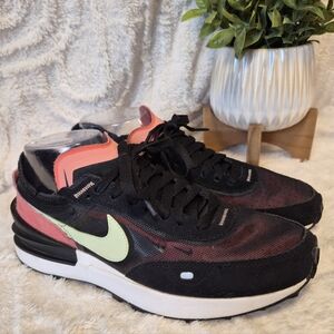 Nike Waffle One Women's Sneakers Black Magic Ember DC2533-002 Size 8